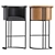 Modern Leather Loft Barstool 3D model small image 6