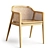 Rattan Wood Stool V2 - Elegant and Durable 3D model small image 1