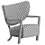 Serene Simplicity: Wulff ATD2 Lounge Chair 3D model small image 3