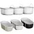 Sleek Agape CUNA Bathtub - Modern and Compact 3D model small image 6