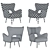 Munna babe Armchair: Stylish and Comfortable 3D model small image 7