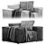 Melia Armchair: Stylish & Comfortable 3D model small image 1