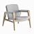 Vintage Buck Chair JH523 - Danish Design 3D model small image 1