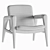 Vintage Buck Chair JH523 - Danish Design 3D model small image 7