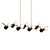 Wave of Elegance Chandelier 3D model small image 1