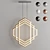FIGARO IRIS IX46 Chandelier - Graphic and Glowing Focal Point 3D model small image 1
