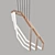 FIGARO IRIS IX46 Chandelier - Graphic and Glowing Focal Point 3D model small image 3