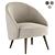 Elegant Aran Chair: Dynamic Design 3D model small image 3