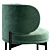 Modern Akiko Gallotti&Radic Chair 3D model small image 3