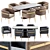Modern Garda Chair and Diamond Table Set 3D model small image 1
