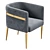 Modern Garda Chair and Diamond Table Set 3D model small image 4