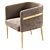 Modern Garda Chair and Diamond Table Set 3D model small image 5
