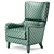 Quentin Elegant Velvet Sofa 3D model small image 5