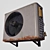 Rustic Outdoor A/C Unit: 2015 Version 3D model small image 17