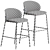 Princeton Barstool: Sleek Design, Maximum Comfort 3D model small image 3