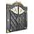 Modern Metal Gate: Vray Render 3D model small image 1