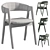 Dublin Chair: Sleek and Stylish Seating 3D model small image 4