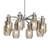 Chrome 8 Arm Chandelier: Hans Agne Jakobsson 3D model small image 1