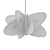 Elegant "Rose des Sables" Chandelier 3D model small image 2