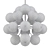 Elegant Sputnik Chandelier: Ventiquattro 3D model small image 2