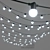 Customizable Garland Belt Lights 3D model small image 1