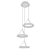 Freya BLIS 3-Ring Pendant Luminaire 3D model small image 3