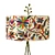 Handcrafted Otomi Floor Lamp 3D model small image 7