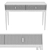 Luxury Marble Console Table: Katalina 3D model small image 3