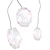 Elegant Glass Bubble Pendant Lamp 3D model small image 2