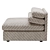 Sleek Modernistic Parallet Chair 3D model small image 2