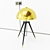 Sleek Coyote Floor Lamp 3D model small image 2