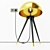 Sleek Coyote Floor Lamp 3D model small image 3