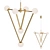 Elegant Metal Pendant Light 3D model small image 1