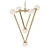 Elegant Metal Pendant Light 3D model small image 3