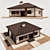 Cozy Cottage: Low-Poly House Model 3D model small image 2