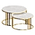 Sleek Round Nesting Tables, Set of 2 3D model small image 4