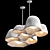 Elegant Illuminated Art: Sculptural Fixture 3D model small image 2