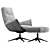 Comfortable Moro Chair: Customizable Color & Perfect Size 3D model small image 4