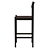 Thomas Hayes Mills Barstool: Vintage-inspired Design 3D model small image 3