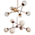 Antiqued Brass Turenne Chandelier 3D model small image 1