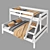 Versatile JYSK VESTERVIG Bunk Bed 3D model small image 1