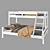 Versatile JYSK VESTERVIG Bunk Bed 3D model small image 4