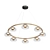 Elegant LED Glass Pendant Lamp 3D model small image 1