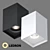 Sleek Aluminum LED Spotlight 3D model small image 1