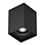 Sleek Aluminum LED Spotlight 3D model small image 2