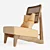 Elegant Rattan Chair 3D model small image 12