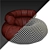 Flexible and Original Don Out Armchair 3D model small image 4