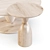 Coastal-Inspired Winona Coffee & Side Table Set 3D model small image 2
