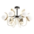 Industrial Black Loft Chandelier 3D model small image 1