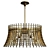 Elegant Serafina Large Chandelier 3D model small image 1